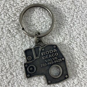 5/$35 Vintage Metal Roda Deaco Valve Advertising Keychain